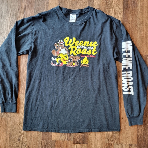 Weenie Roast Long Sleeve Tee Shirt - Picture 1 of 5